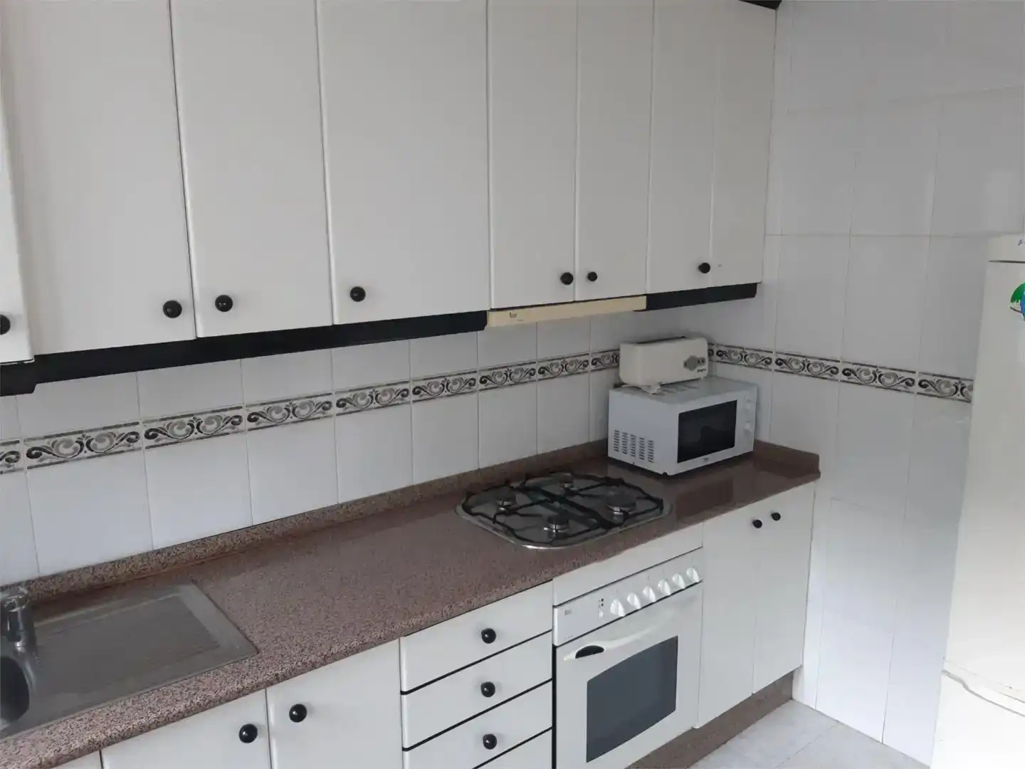 Küche von Wohnung zur Miete in Ibias mit Parkett, Abstellraum und Möbliert