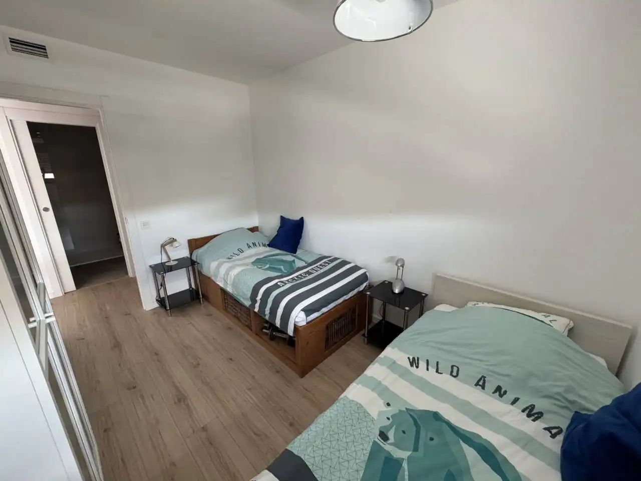 Bedroom of Flat for rent in Cubelles  with Air Conditioner, Heating and Parquet flooring