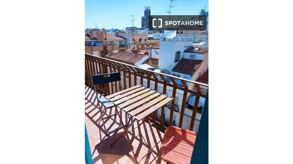 Appartamento con terrazza in affitto a Barrio de Salamanca