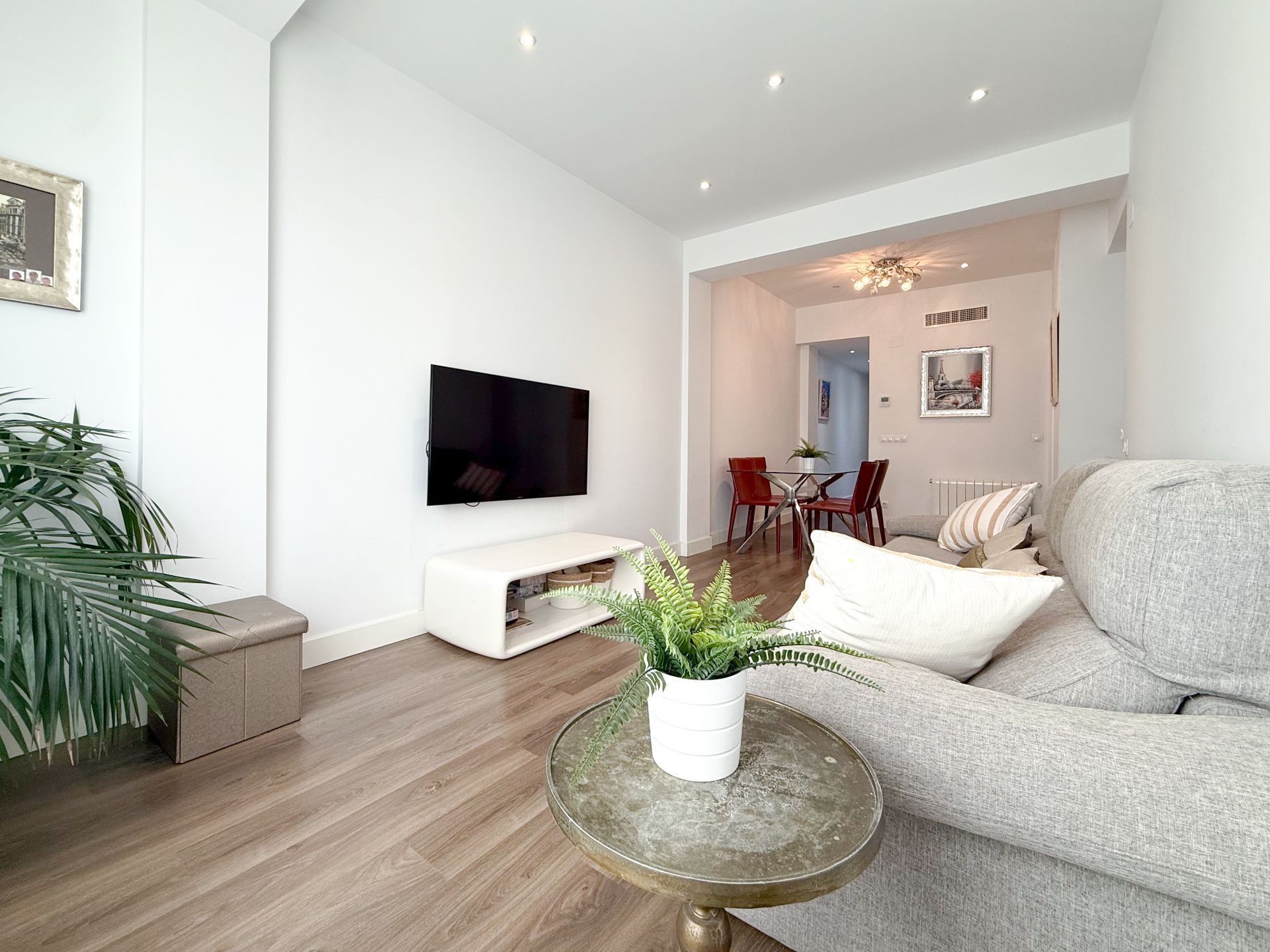 Living room of Flat to rent in  Valencia Capital  with Air Conditioner and Heating