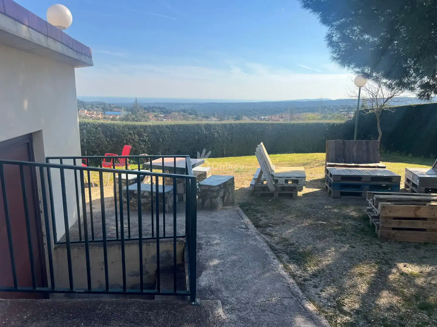 Terrasse von Wohnung zum Verkauf in Fresnedillas de la Oliva mit Klimaanlage, Heizung und Privatgarten