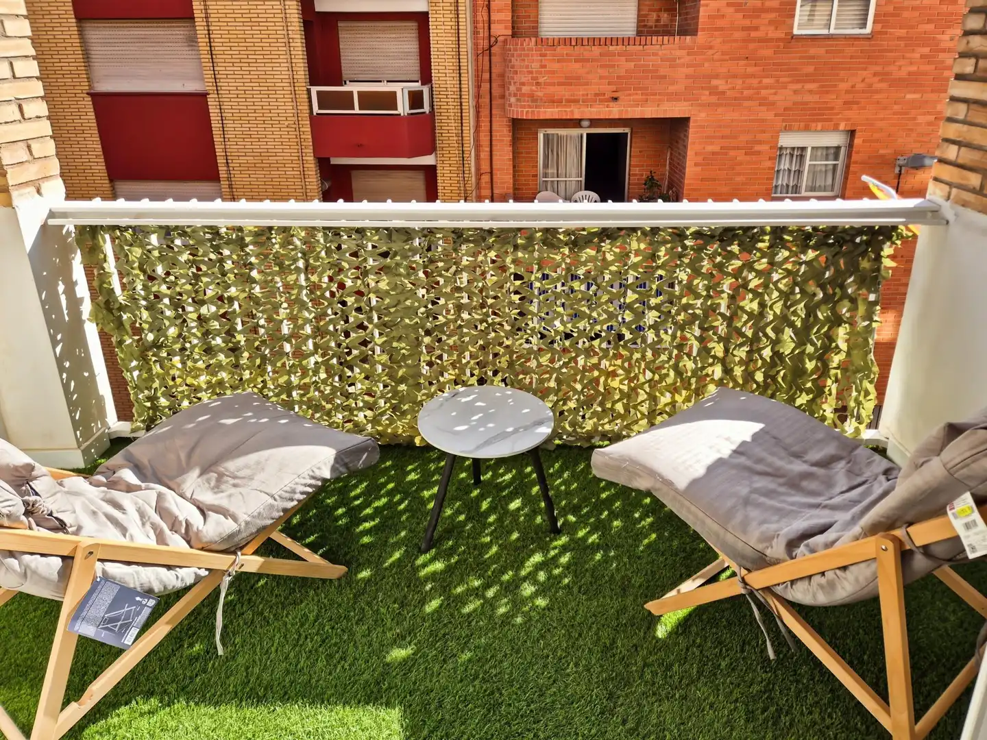 Terraza de Apartamento de alquiler en Sagunto / Sagunt con Calefacción, Amueblado y Balcón