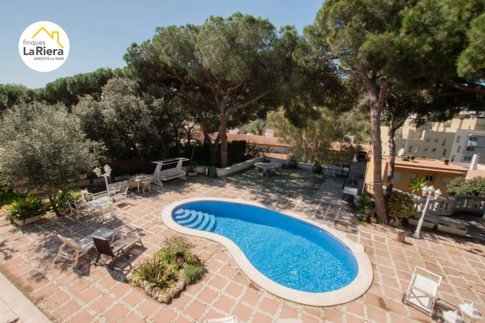 Piscina de Casa o xalet en venda en Arenys de Mar amb Calefacció, Jardí privat i Piscina