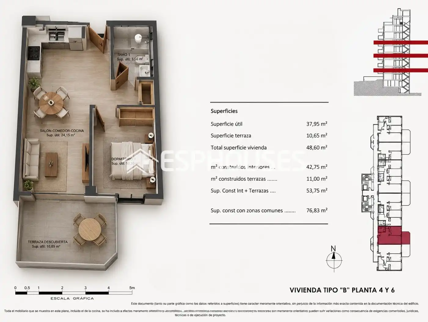 Appartement compact avec terrasse à vendre à La Cala de Villajoyosa, imagen 7