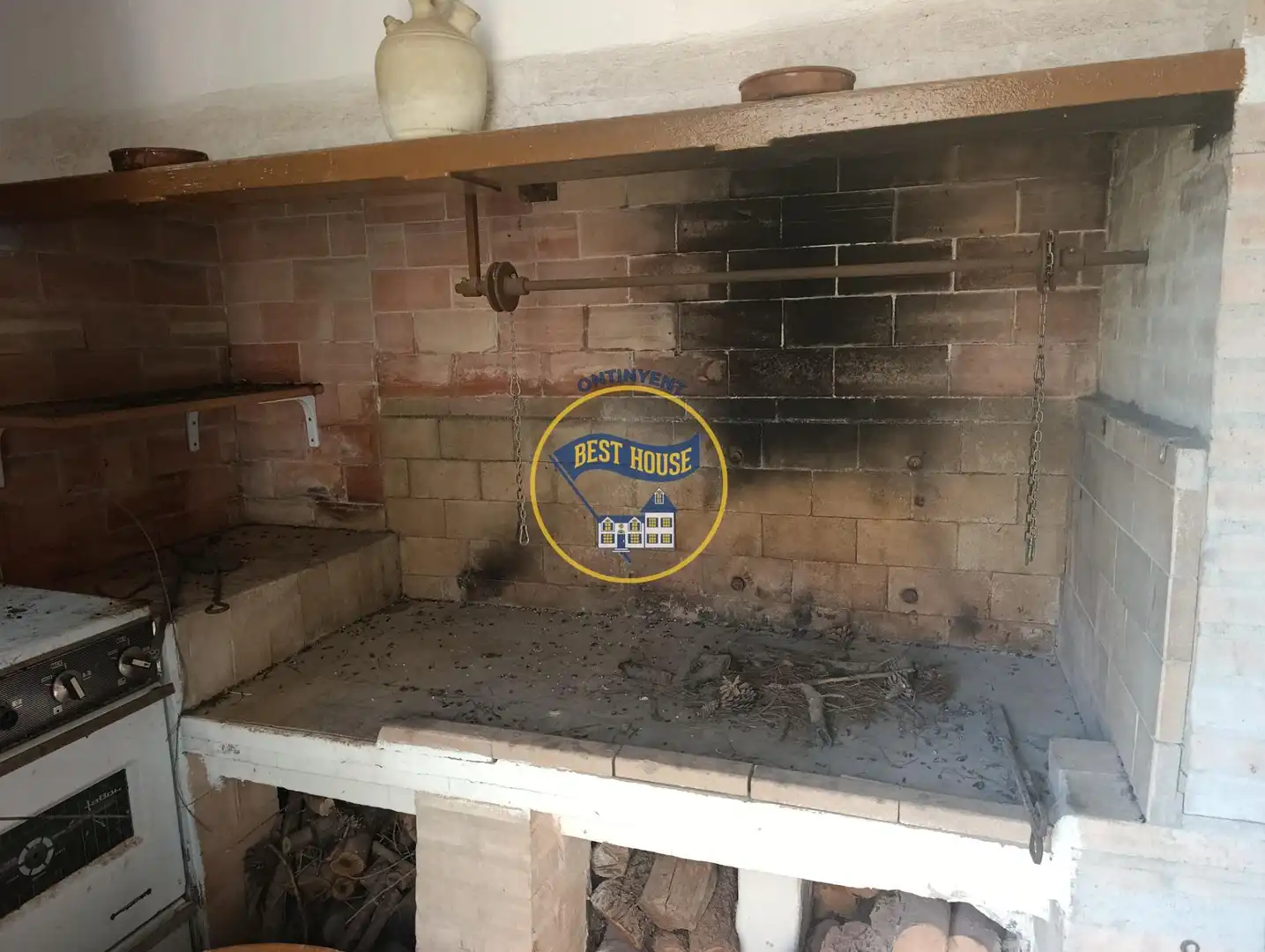 Cocina de Casa o chalet en venta en Ontinyent con Jardín privado, Trastero y Piscina