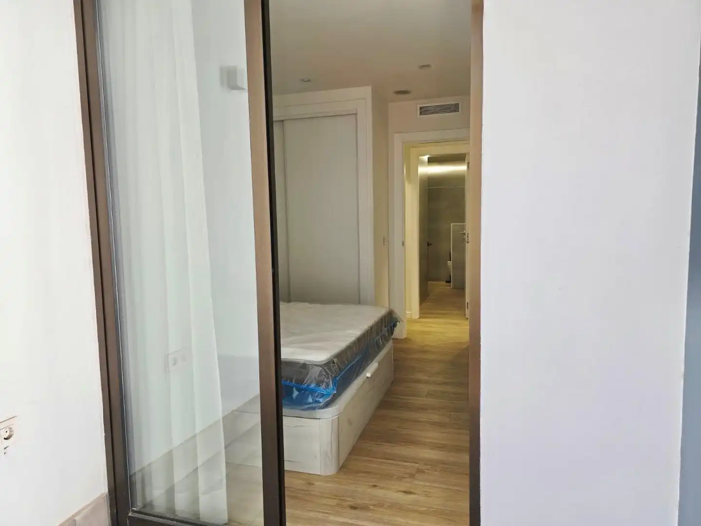 Bedroom of Flat for rent in Valencia  with Parquet flooring and Terrace