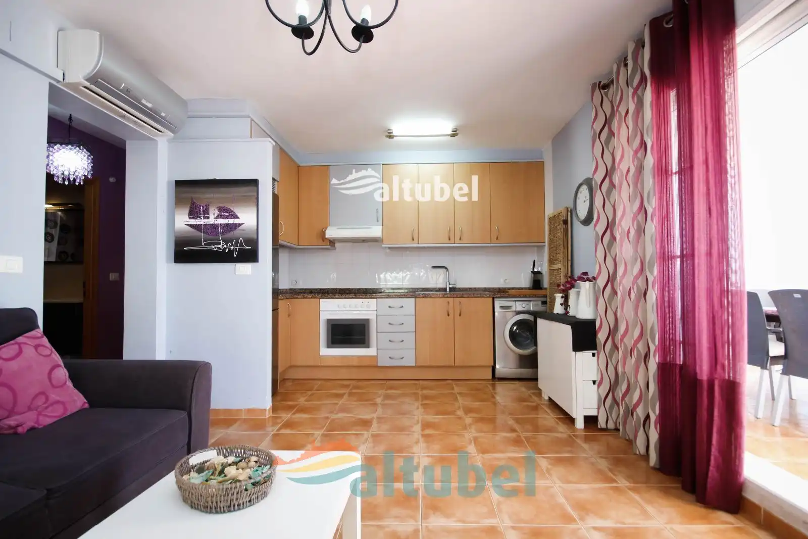 Cocina de Ático en venta en Peñíscola / Peníscola con Aire acondicionado, Terraza y Piscina