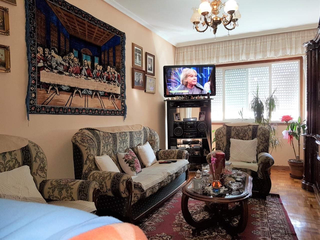 Living room of Flat for sale in Ourense Capital   with Heating, Terrace and Storage room