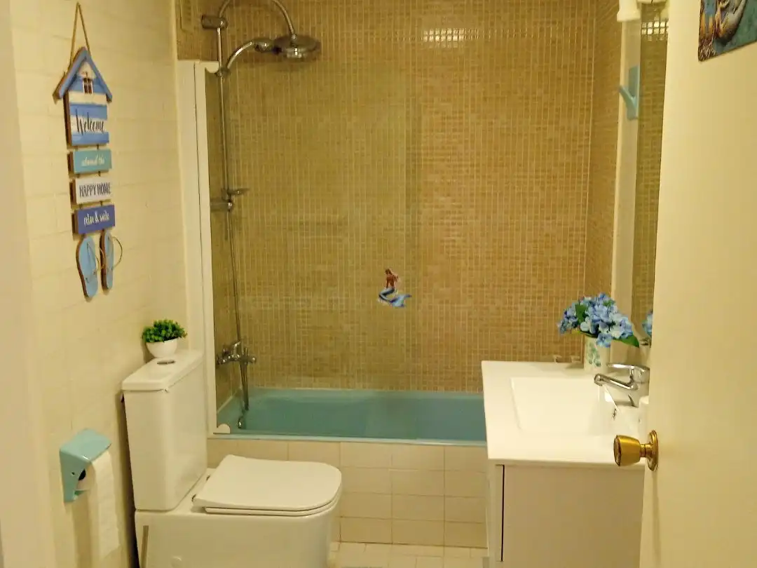 Badezimmer von Wohnung zur Miete in Altea mit Klimaanlage, Heizung und Terrasse