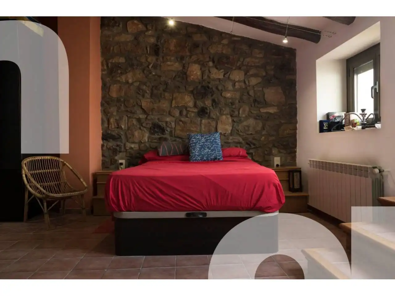 Bedroom of Houses for sale in Moià  with Heating and Terrace