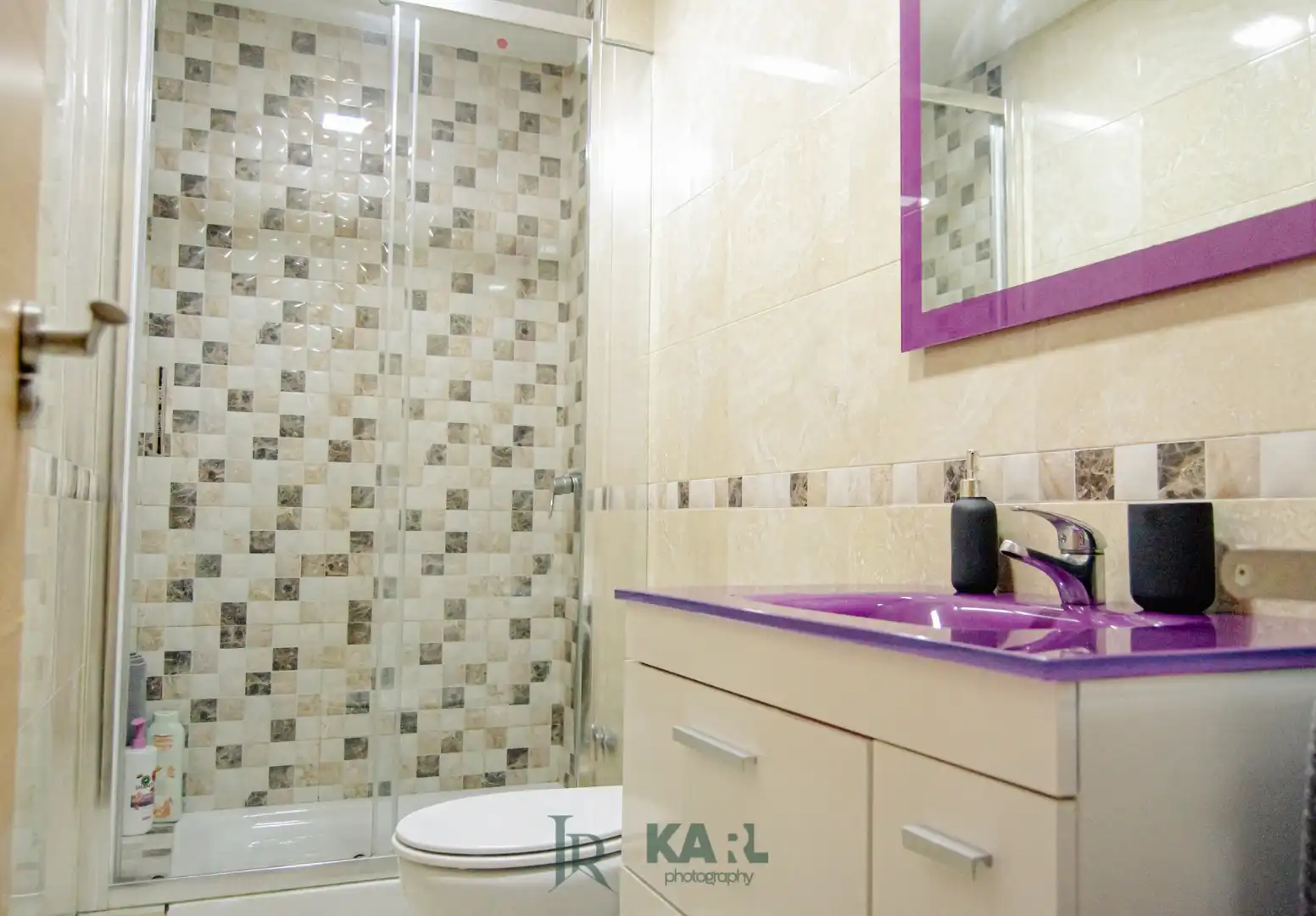 Baño de Piso de alquiler en Málaga con Aire acondicionado y Amueblado