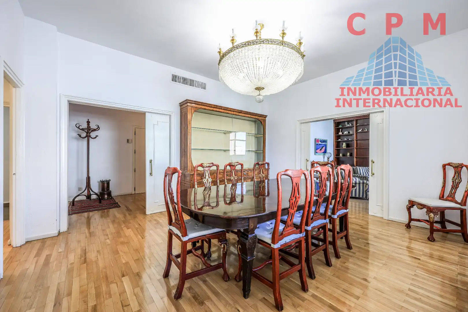 Comedor de Piso de alquiler en Madrid con Aire acondicionado, Calefacción y Parquet