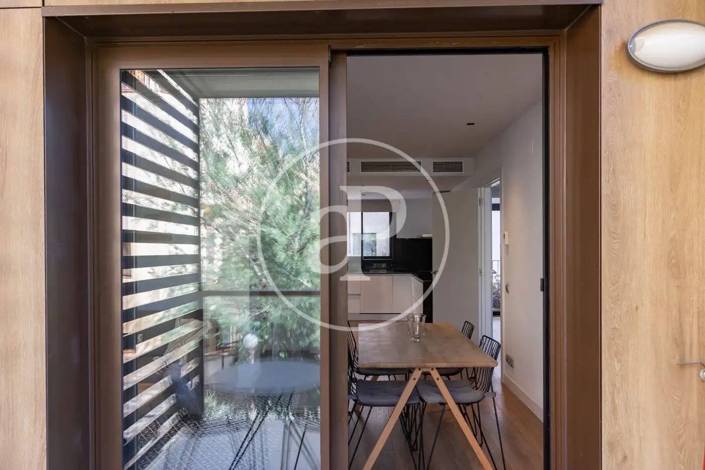 Balcony of Flat for sale in Barcelona  with Air Conditioner, Heating and Private garden