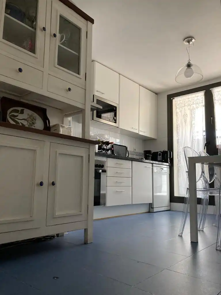 Kitchen of Flat for rent in Madrid  with Air Conditioner, Heating and Parquet flooring
