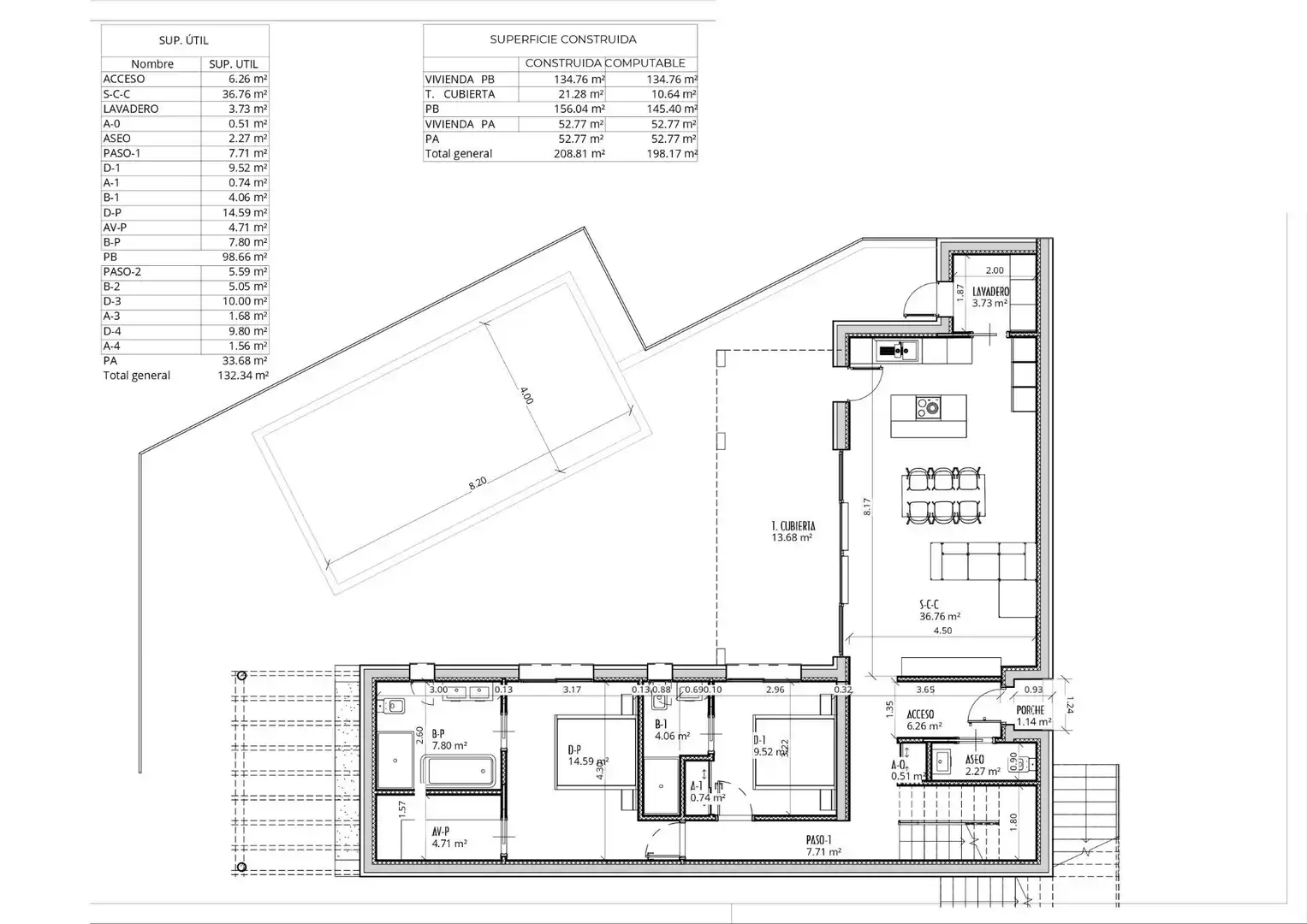 Casa con piscina en venta en Portichol - Balcón al Mar, imagen 8