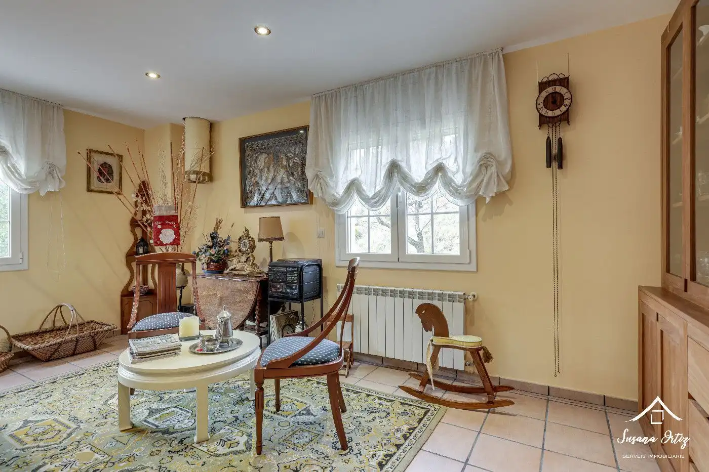 Sala de estar de Casa o chalet en venta en El Bruc con Aire acondicionado, Calefacción y Jardín privado