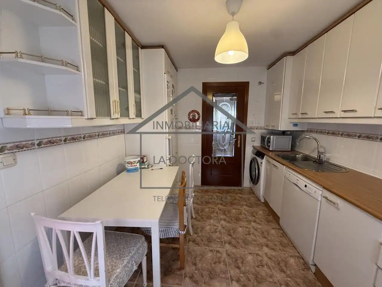 Küche von Wohnung zur Miete in Móstoles mit Heizung, Parkett und Terrasse