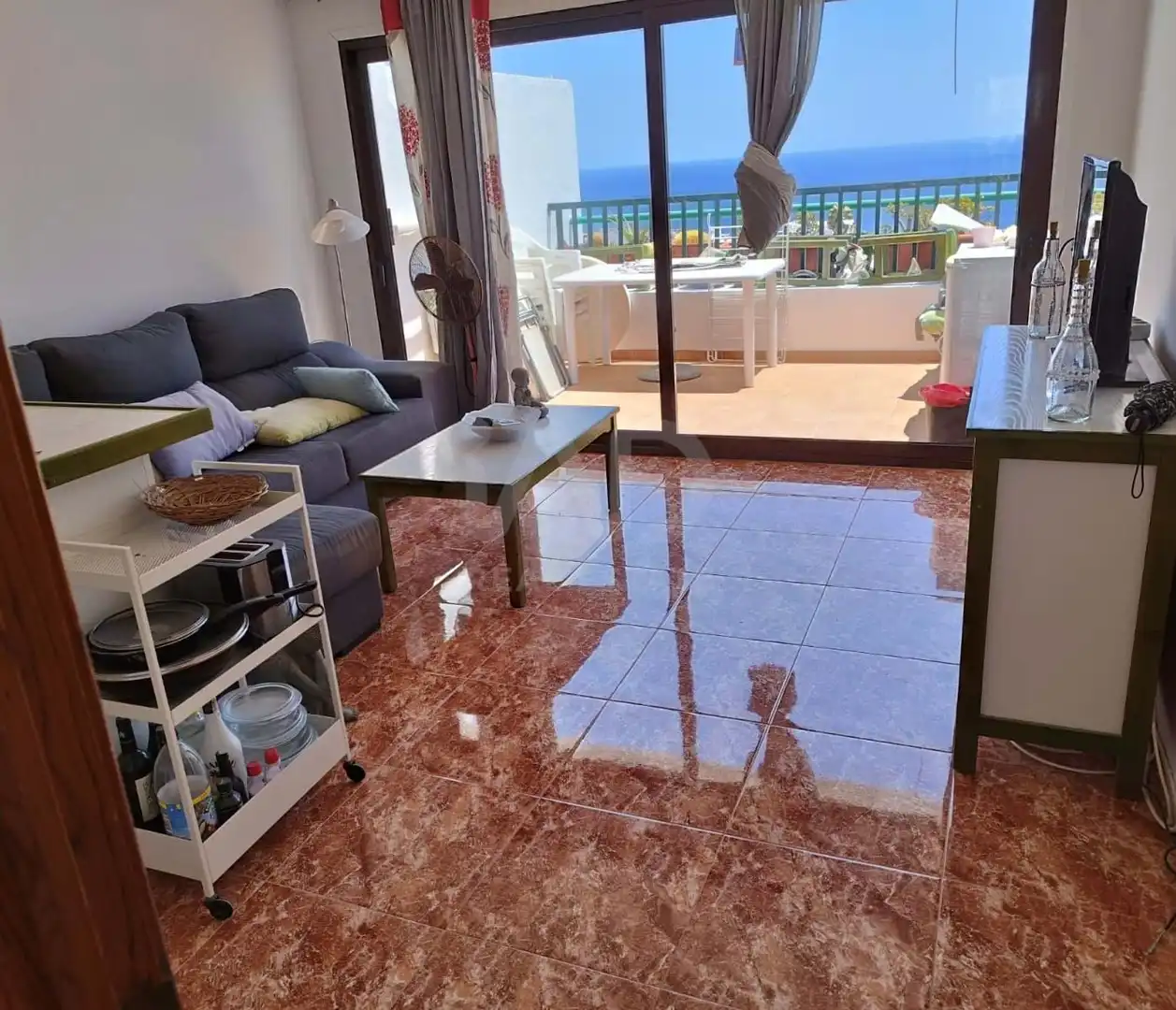 Sala de estar de Piso en venta en Tías con Calefacción y Terraza