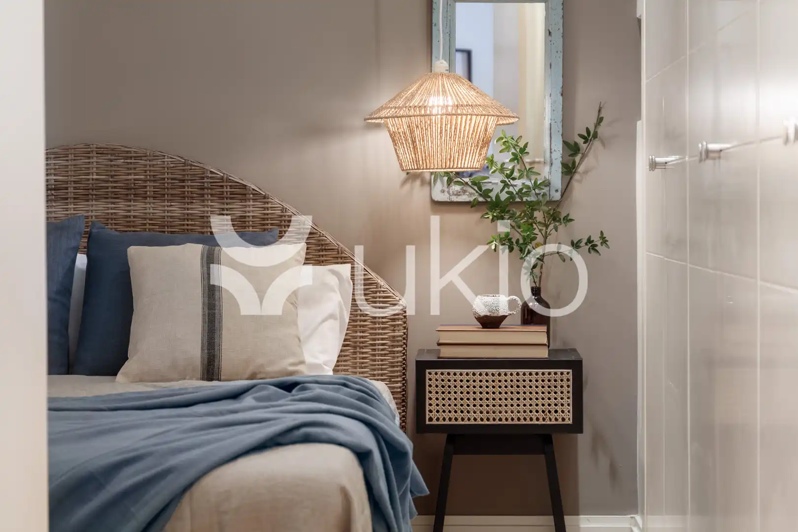 Habitación de Apartamento de alquiler en Madrid con Aire acondicionado, Calefacción y Amueblado