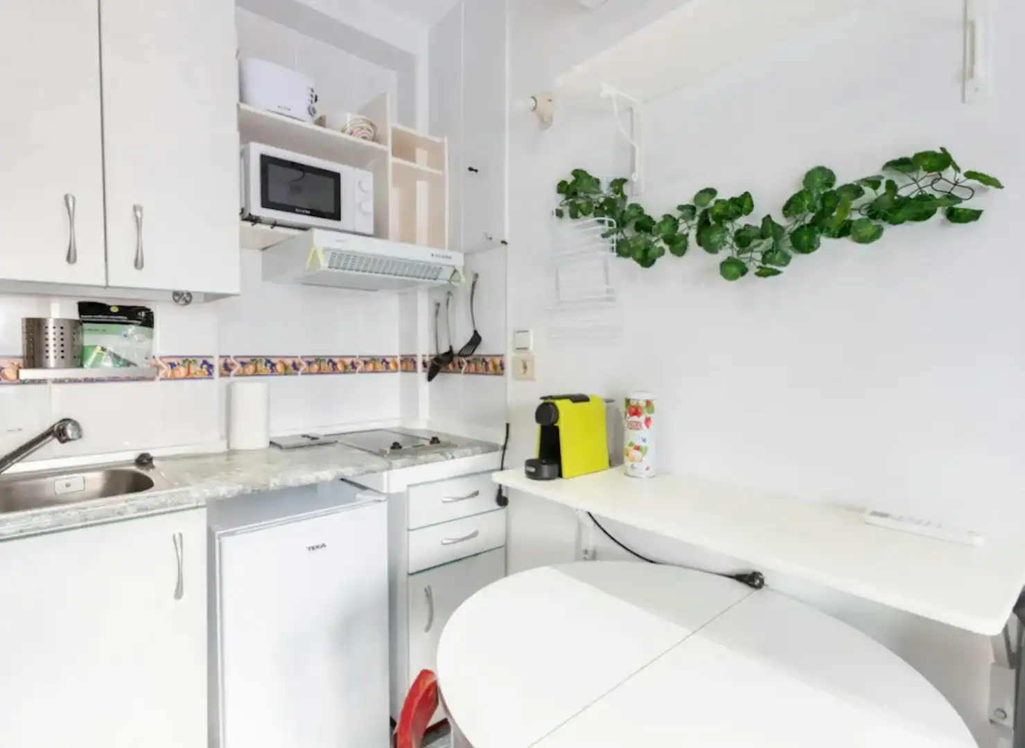 Küche von Wohnung zur Miete in Madrid mit Klimaanlage, Heizung und Möbliert