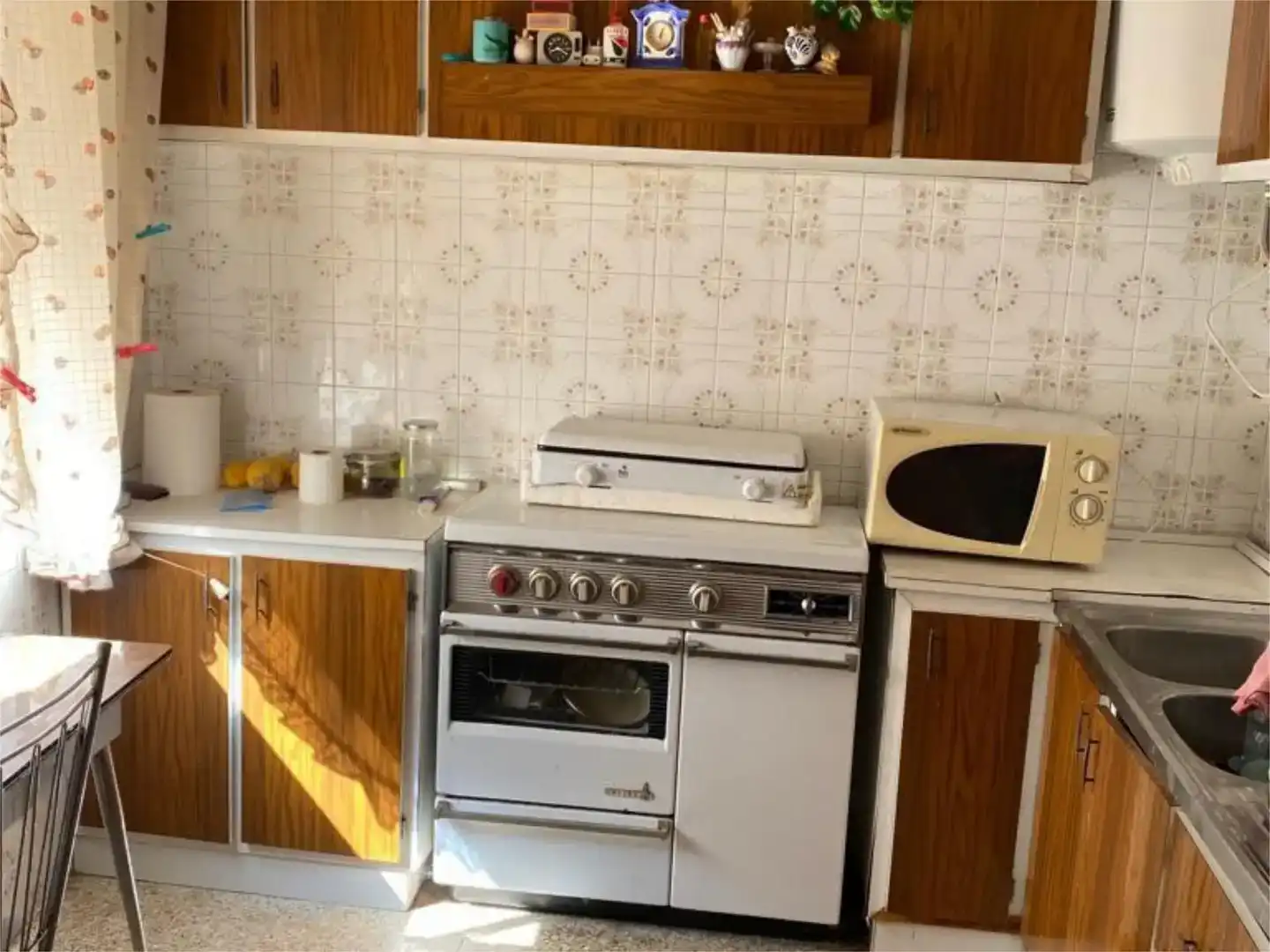 Küche von Wohnung zum Verkauf in Quesada mit Klimaanlage, Privatgarten und Möbliert