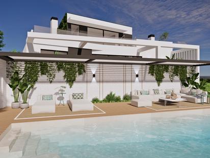 Exterior view of House or chalet for sale in Alhaurín de la Torre  with Air Conditioner, Heating and Private garden