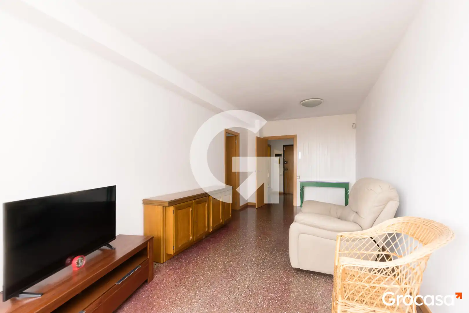 Sala de estar de Piso en venta en El Prat de Llobregat con Horno y Balcón