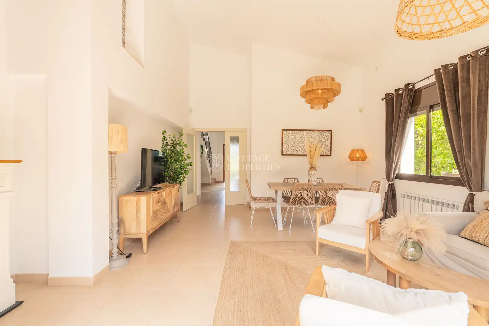 Living room of Houses for sale in Madremanya  with Air Conditioner, Heating and Terrace