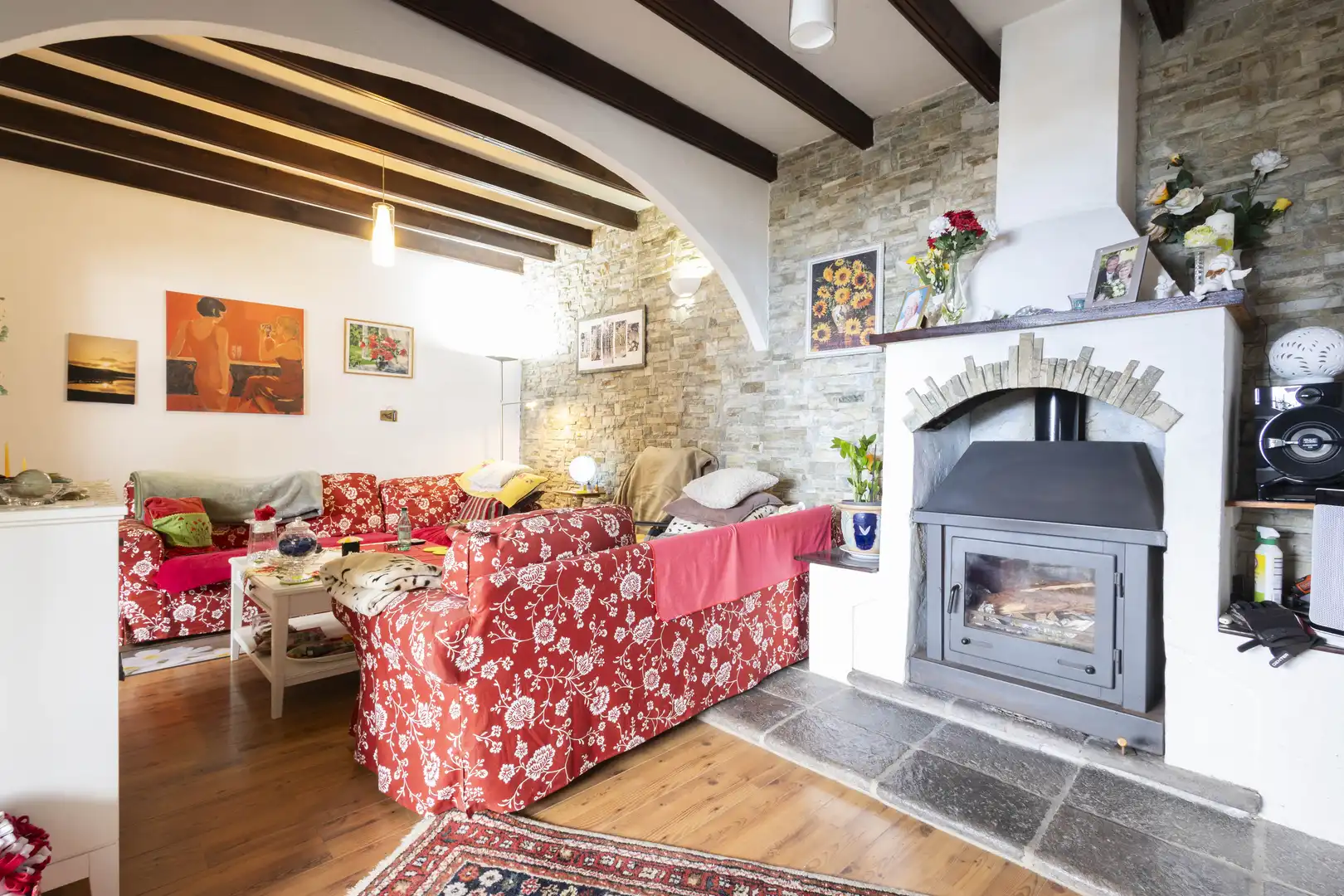 Sala de estar de Casa o chalet en venta en Los Realejos con Jardín privado, Terraza y Trastero