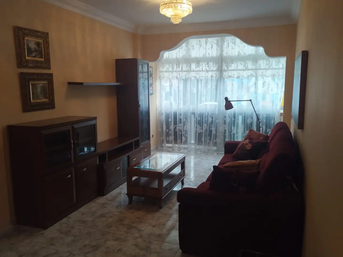 Sala de estar de Piso de alquiler en Ciudad Alta