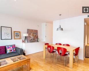 Dining room of Flat to rent in  Barcelona Capital  with Air Conditioner, Heating and Furnished