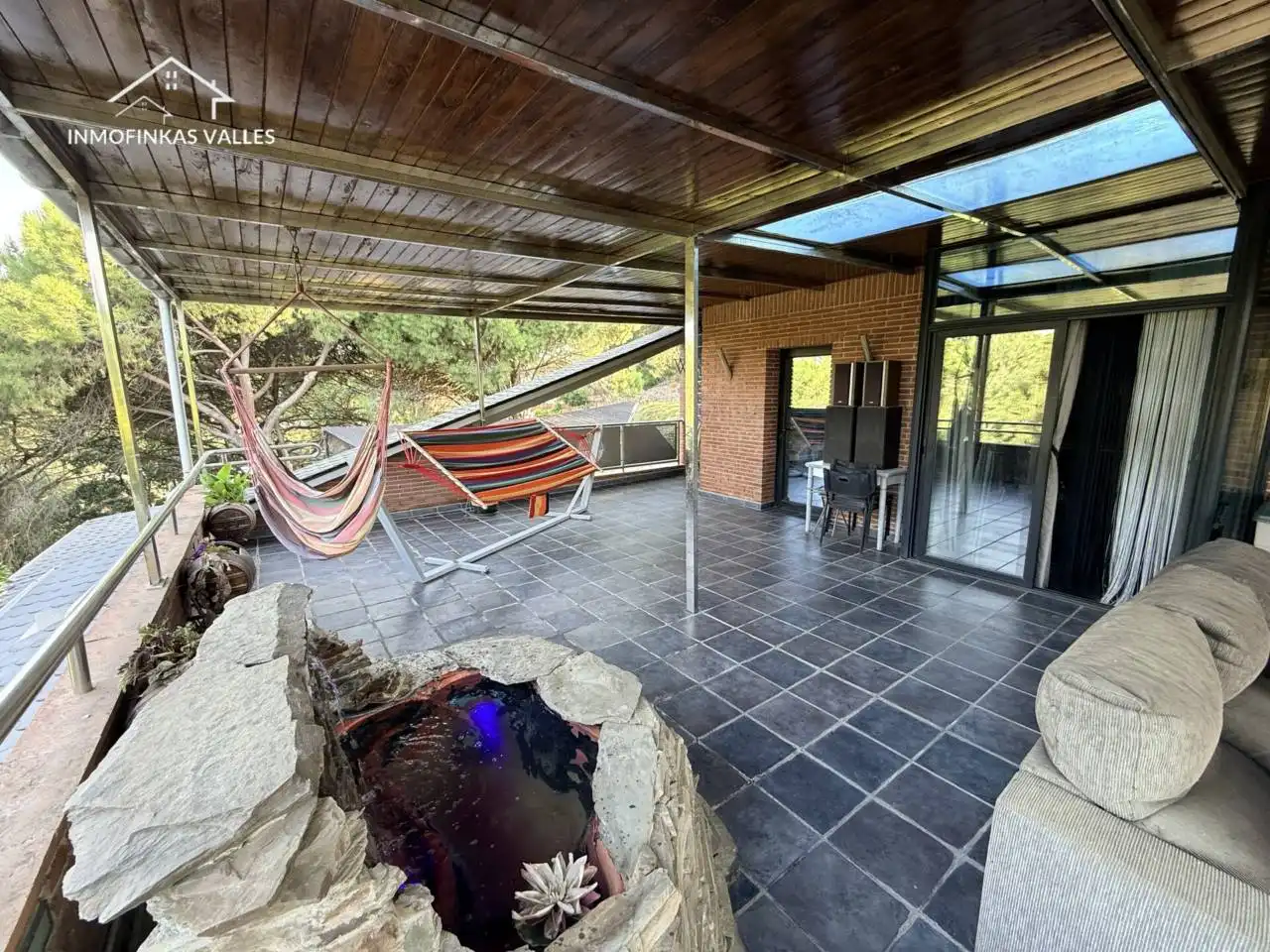 Terraza de Casa o chalet en venta en Lliçà de Vall con Aire acondicionado, Calefacción y Jardín privado