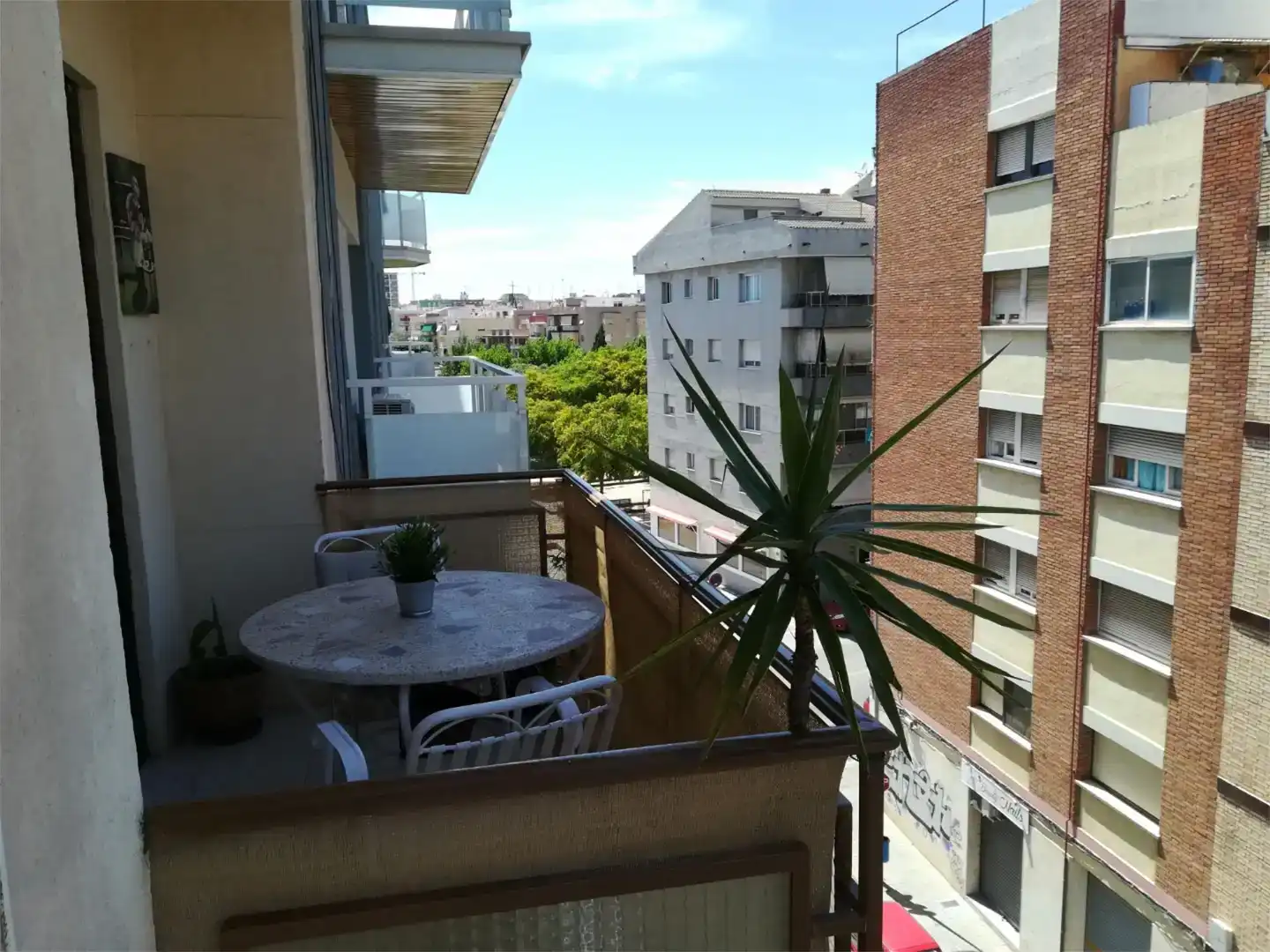 Terrassa de Pis de lloguer en Vilanova i la Geltrú amb Aire condicionat, Parquet i Moblat