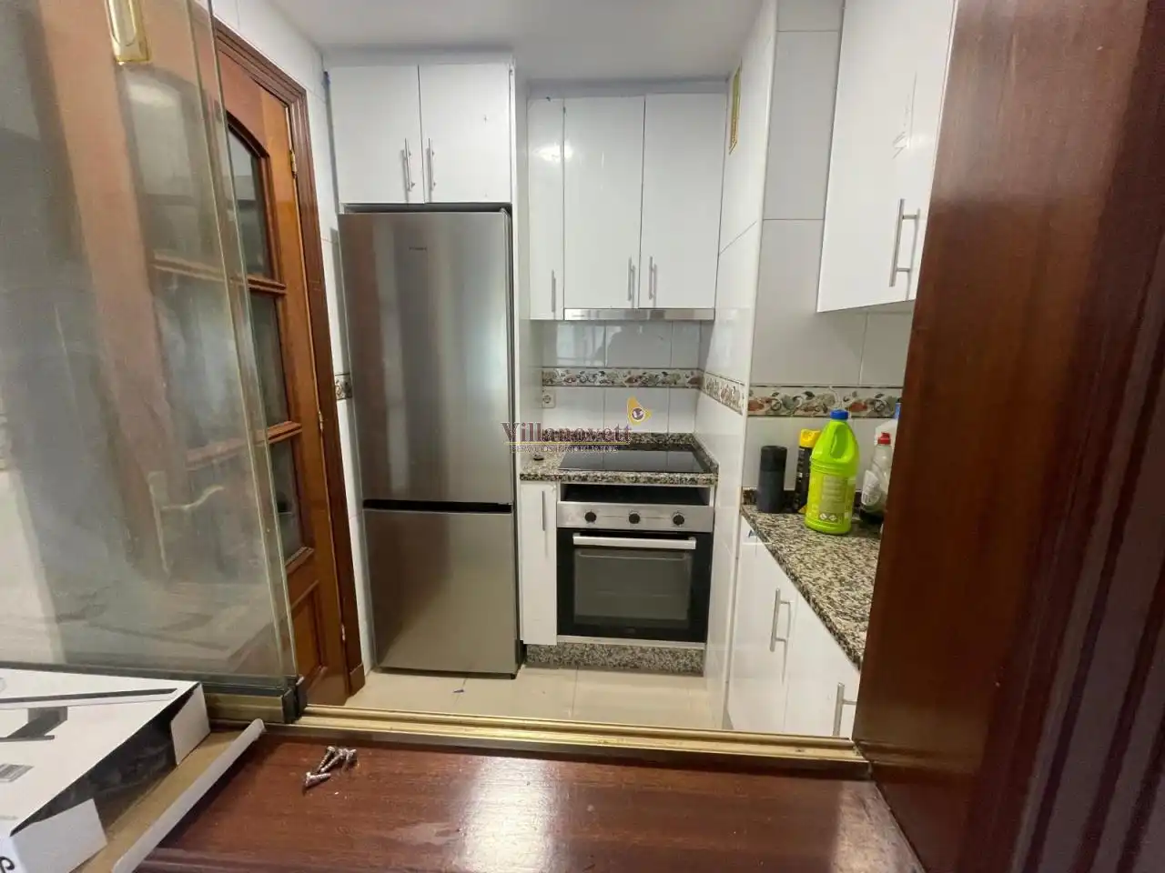 Kitchen of Apartments for rent in Vigo   with Heating and Parquet flooring