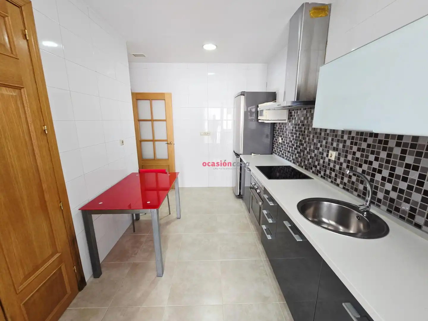 Küche von Wohnung zum Verkauf in Pozoblanco mit Klimaanlage, Heizung und Privatgarten