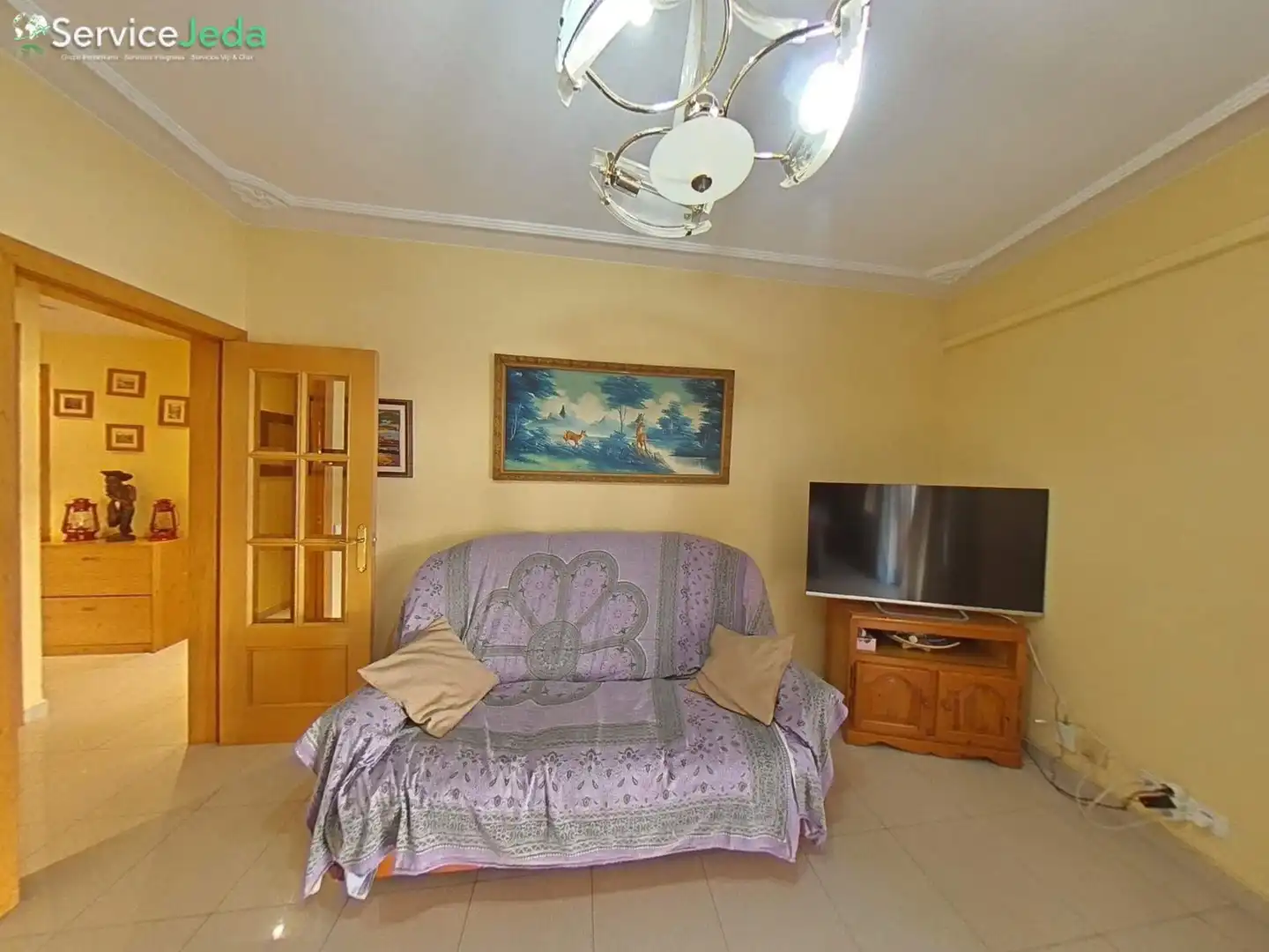 Sala de estar de Piso en venta en Roda de Berà con Balcón