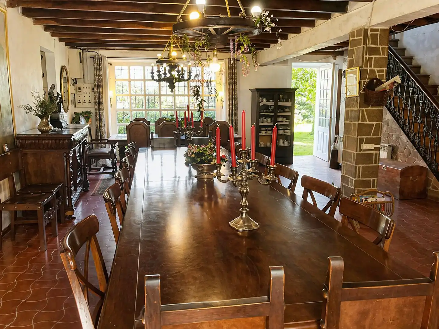 Dining room of Houses for sale in Cabanas  with Heating, Private garden and Parquet flooring