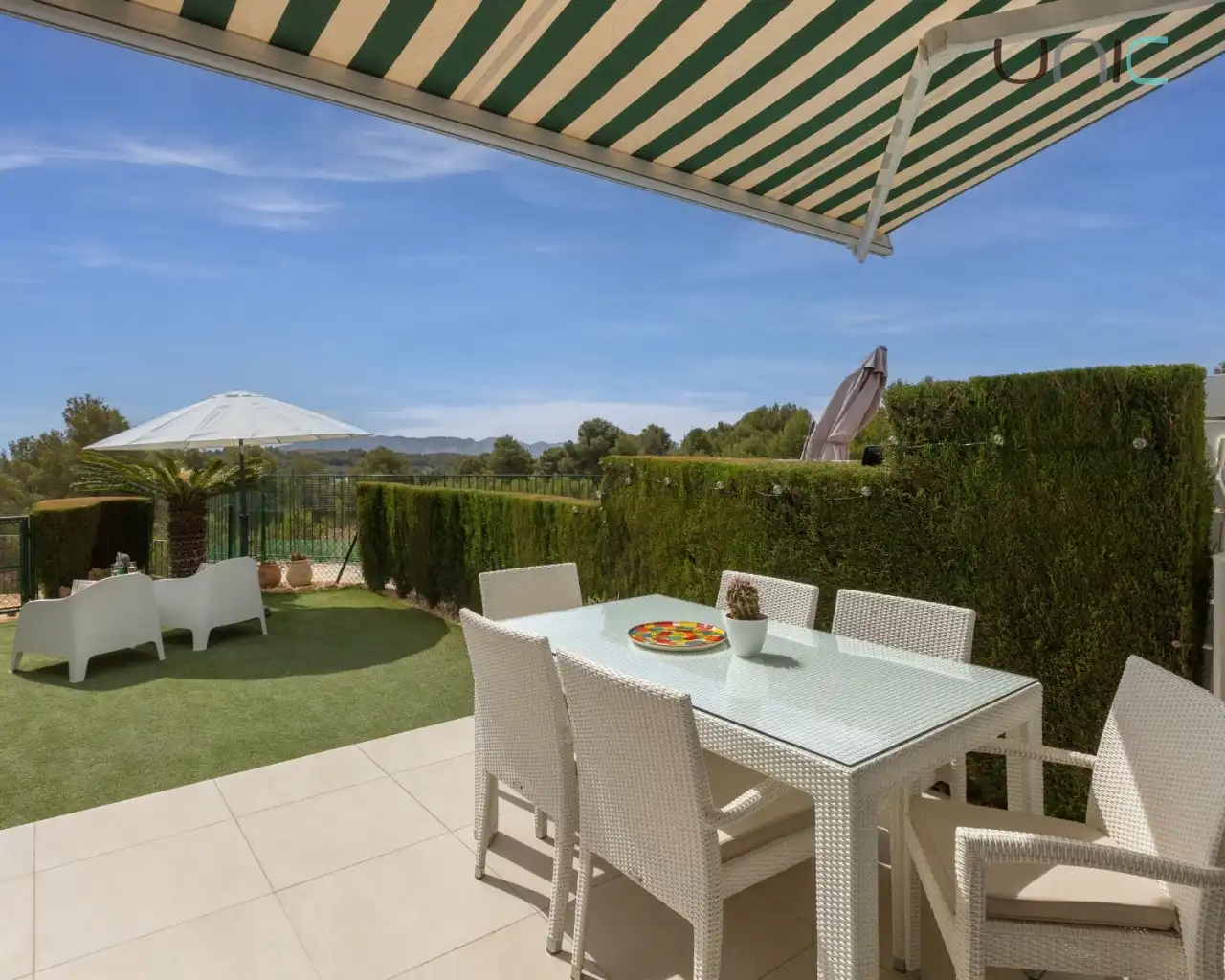 Terrassa de Apartament en venda en Polop amb Aire condicionat, Calefacció i Jardí privat