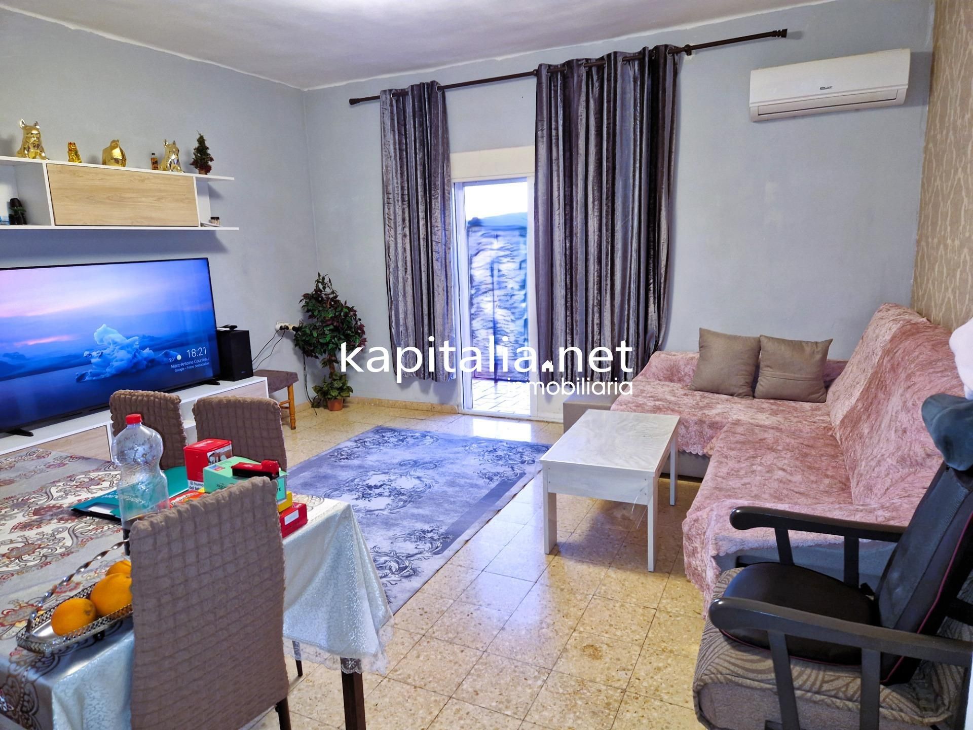 Living room of Flat for sale in L'Olleria  with Heating