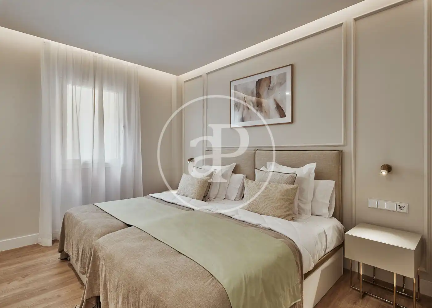 Schlafzimmer von Wohnung zum Verkauf in Madrid mit Klimaanlage, Heizung und Möbliert