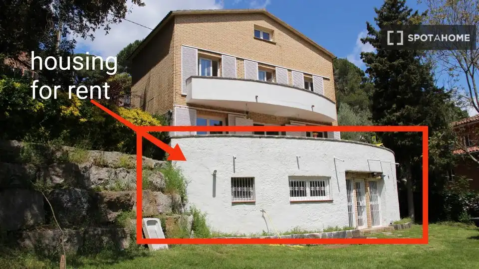 Vista exterior de Pis de lloguer en Vallromanes amb Aire condicionat, Calefacció i Moblat