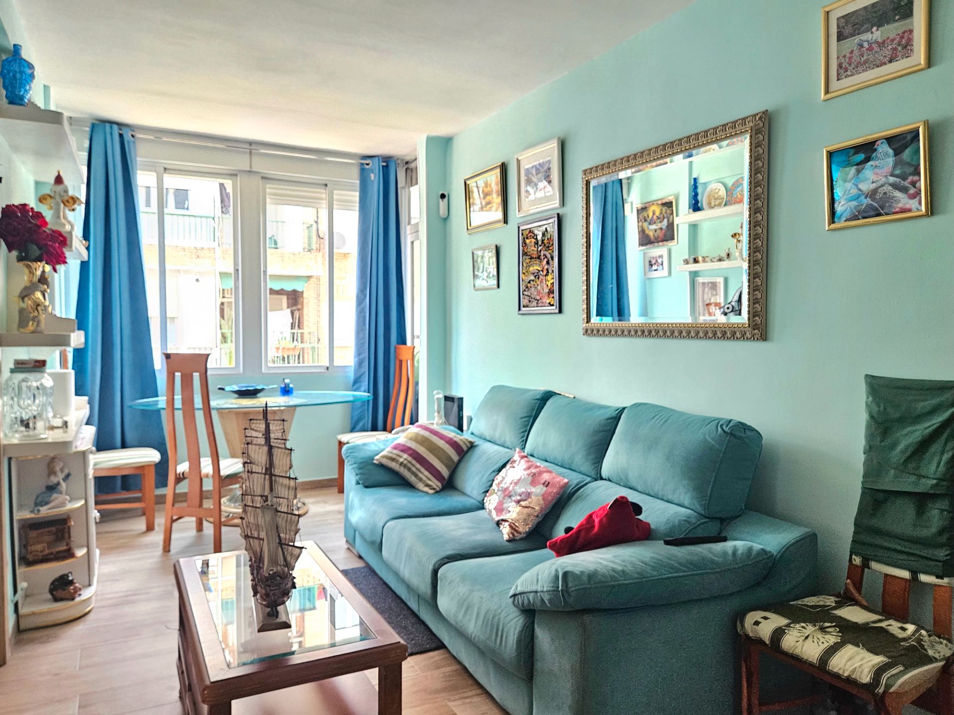 Living room of Flat for sale in Getafe  with Terrace, Furnished and Oven