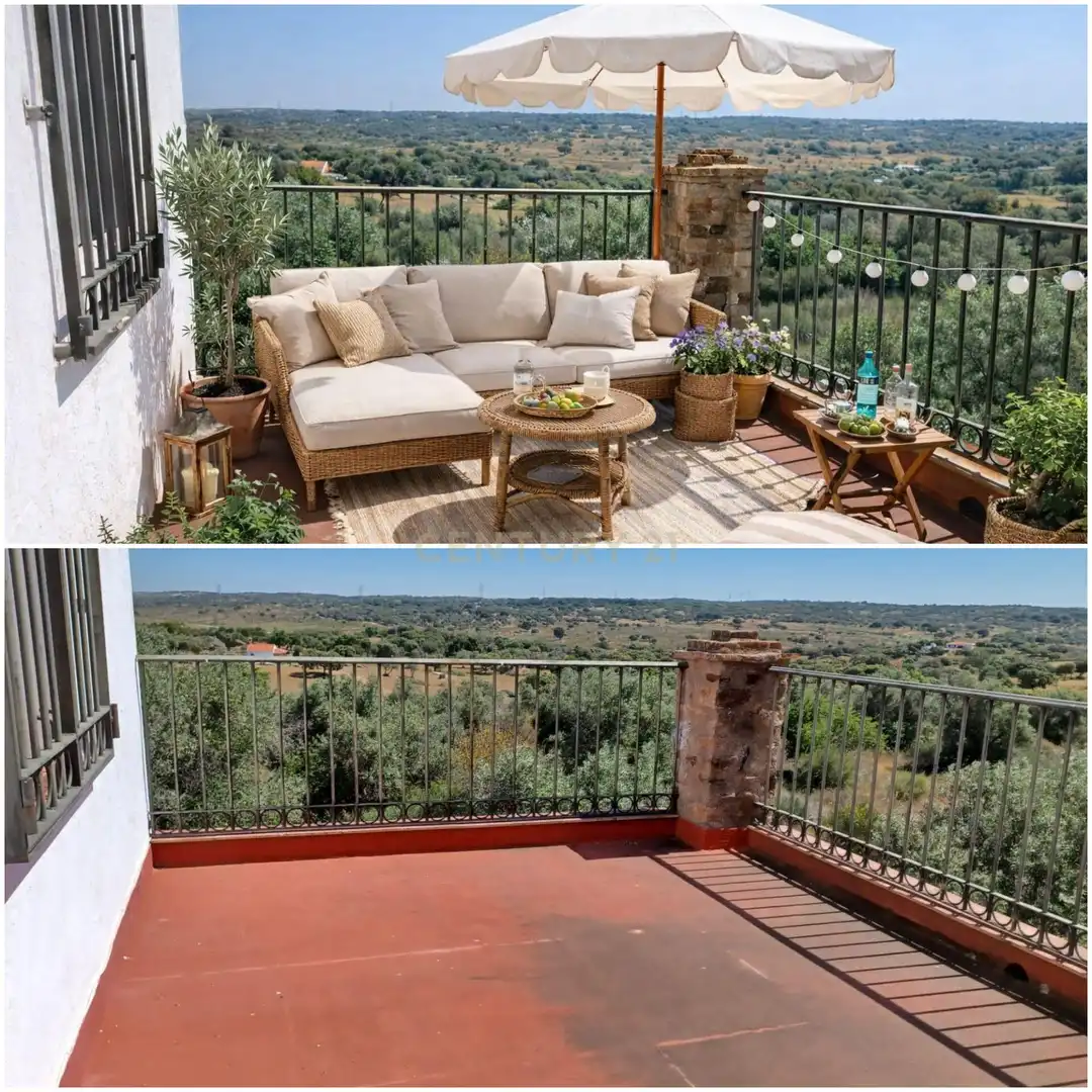Terraza de Casa o chalet en venta en Brozas con Trastero