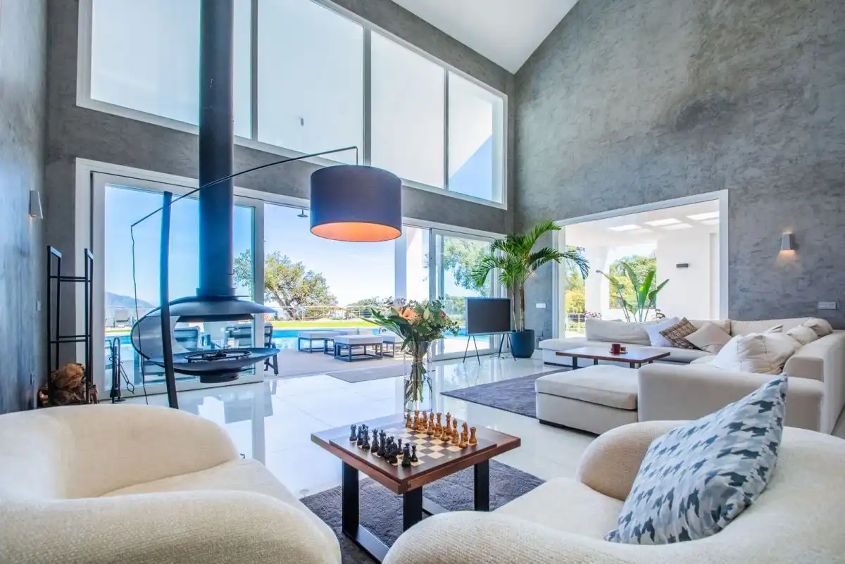 Living room of Houses for rent in Ojén  with Terrace, Storage room and Furnished