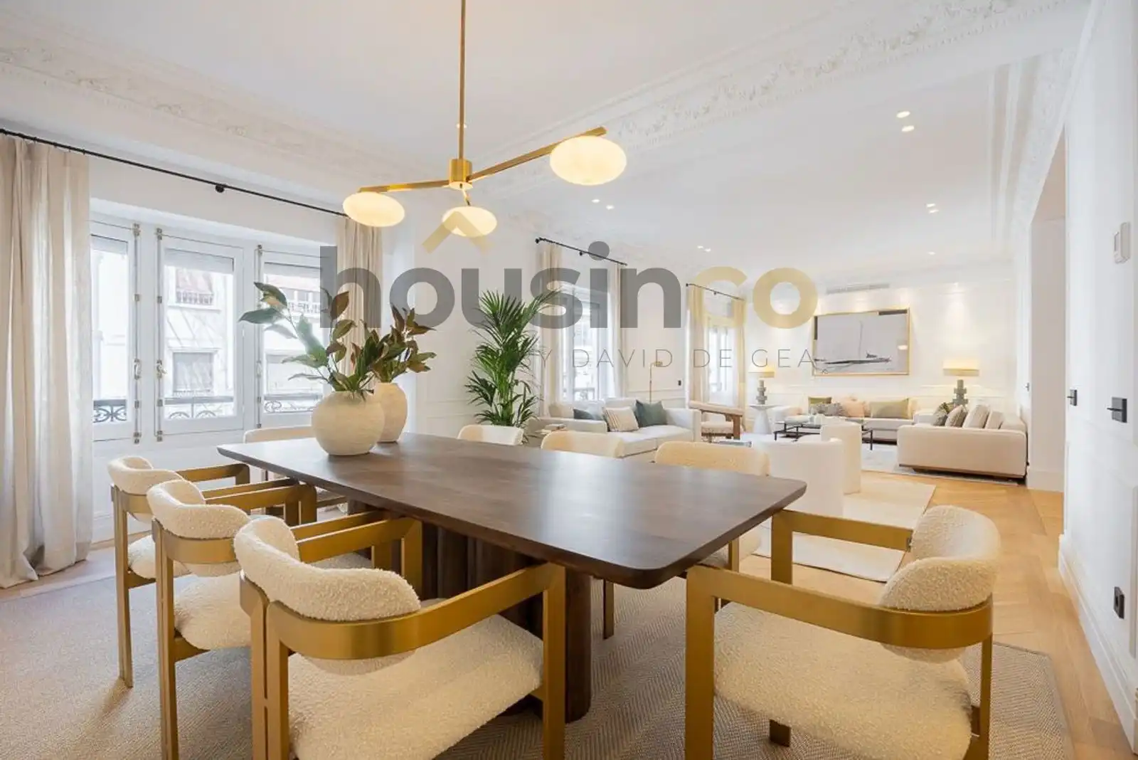Dining room of Flat for sale in Madrid  with Air Conditioner, Heating and Parquet flooring