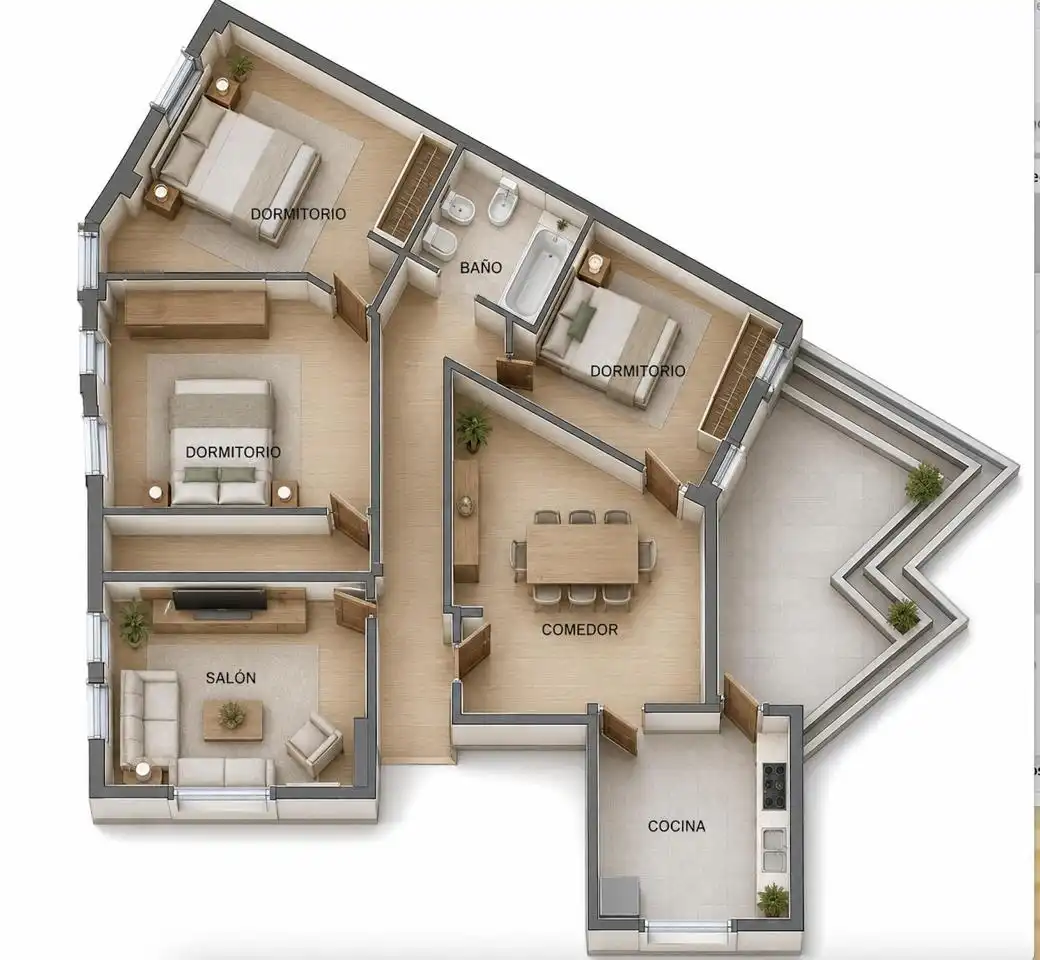 Piso en venta en Alcobendas con Aire acondicionado, Calefacción y Terraza