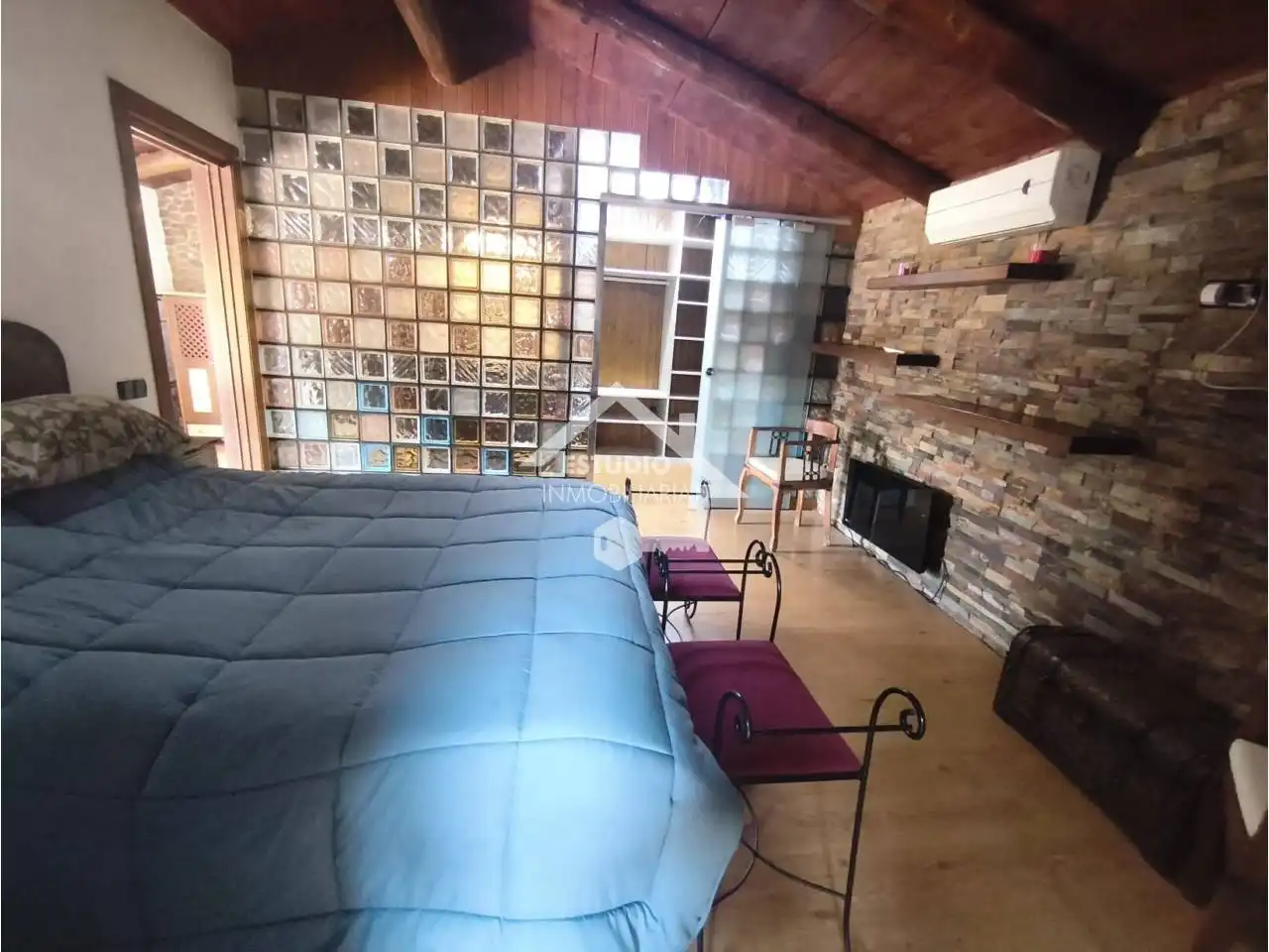 Sala d'estar de Casa o xalet en venda en Villar de Torre amb Aire condicionat, Calefacció i Jardí privat