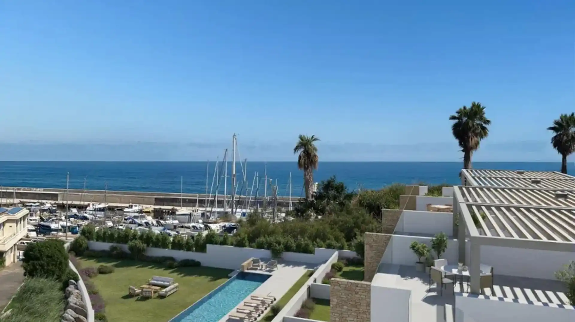 Terrasse von Wohnung zum Verkauf in L'Ametlla de Mar  mit Klimaanlage, Heizung und Privatgarten