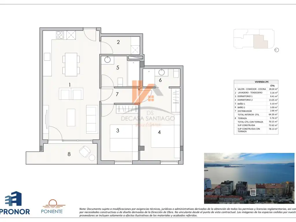 Piso con ascensor en venta en Avenida Rosalia De Castro, imagen 3