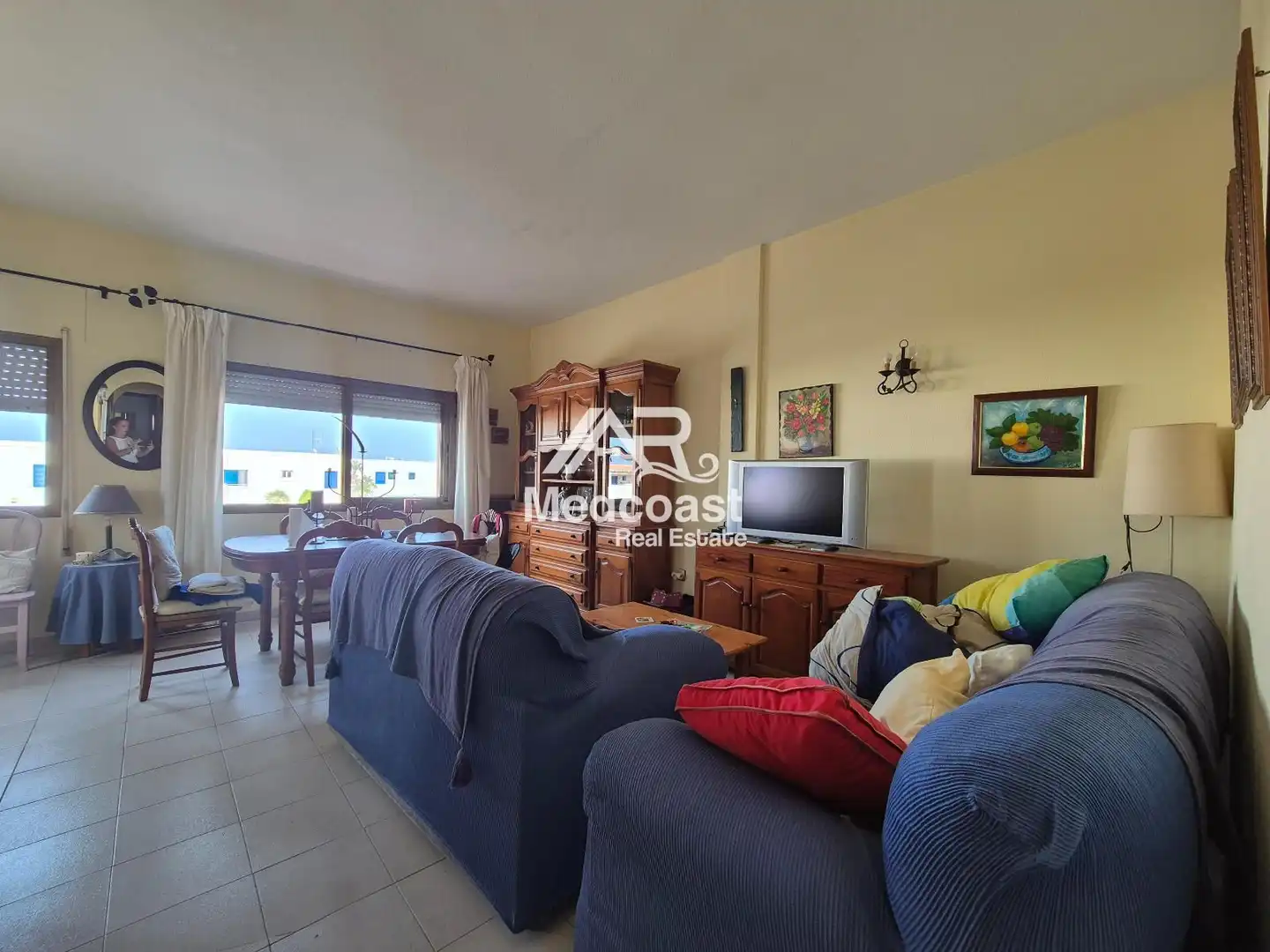 Living room of Flat for sale in Mojácar  with Terrace and Furnished